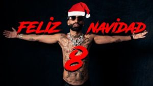 Arcangel causa furor  con su tiradera Feliz Navidad 8